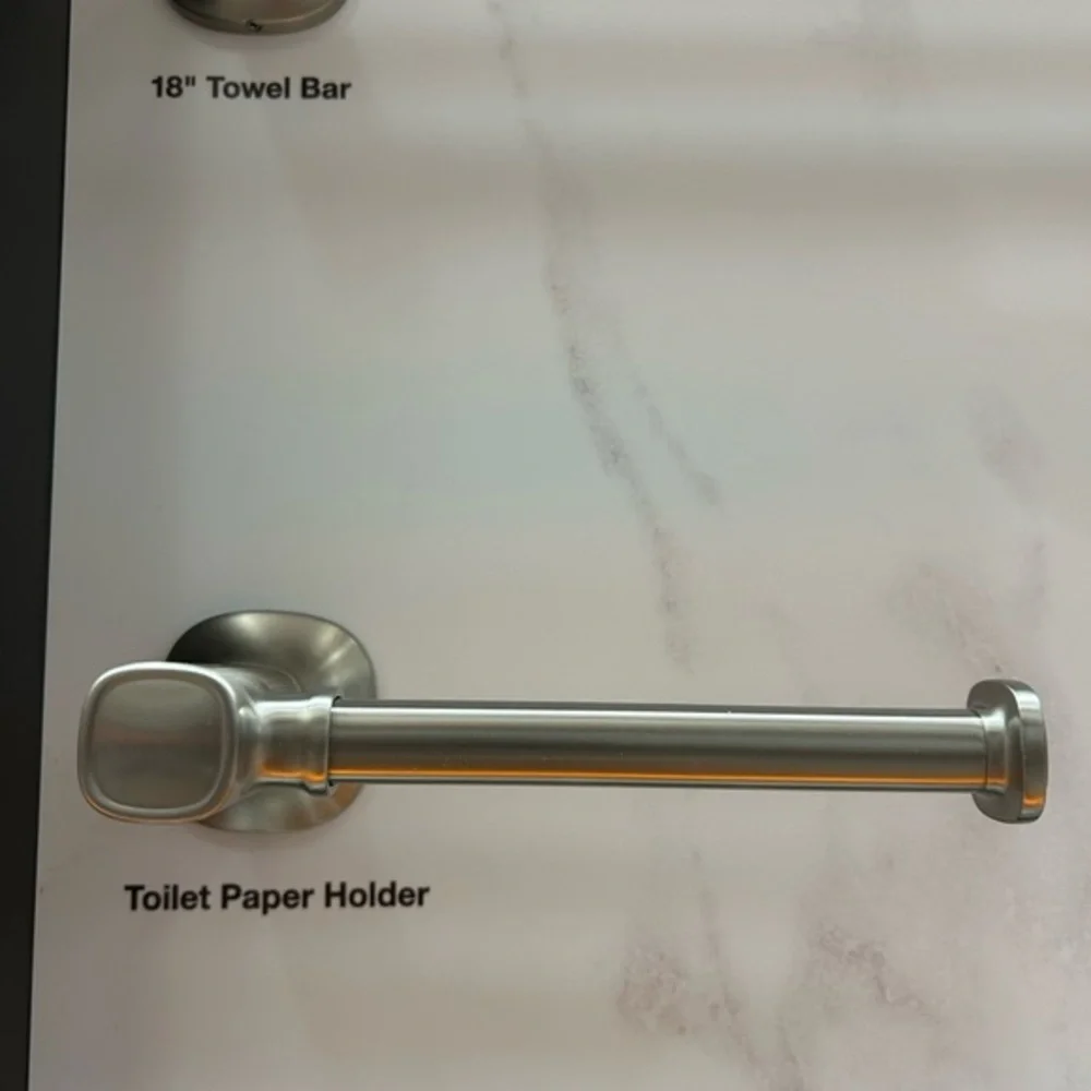 Kohler Terzet 3 Piece Bathroom Accessory Set Brushed Nickel Towel Bar Ring TP